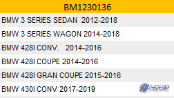BM1230136 automotive part