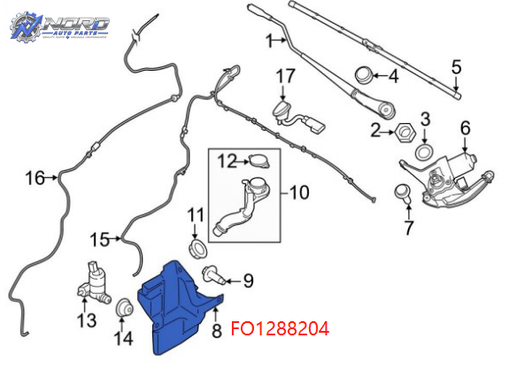 FO1288204 automotive part