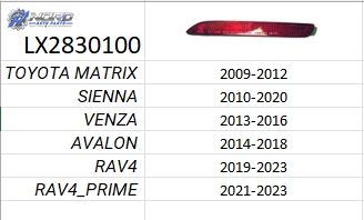 LX2830100H automotive part