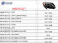 MB2503227C automotive part