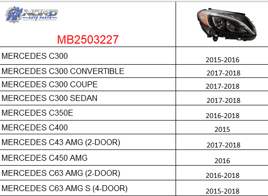 MB2503227C automotive part